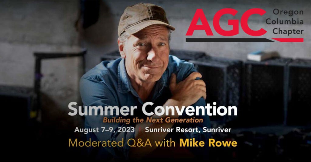 Image of Mike Rowe at AGC Summer Convention 2023