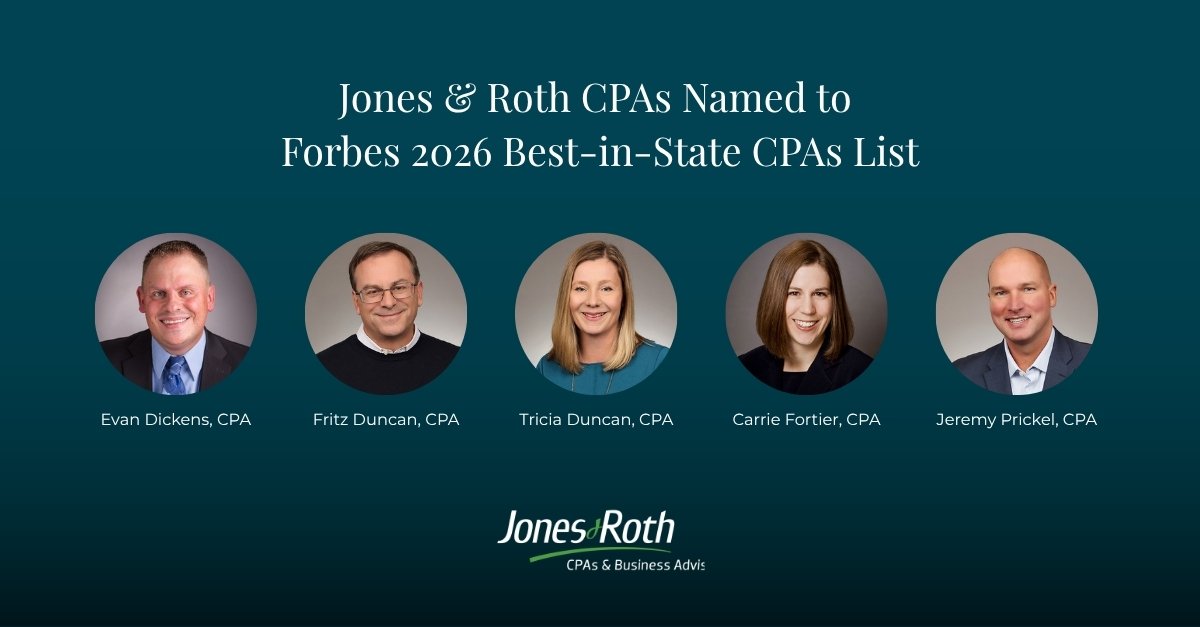 Jones & Roth CPAs Named to Forbes 2026 Best-in-State CPAs List