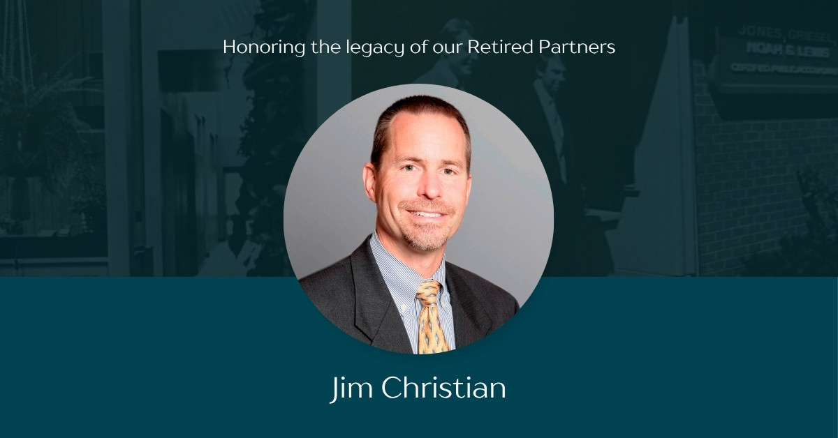 Jim Christian: Builder of Expertise, and Mentor of Leaders