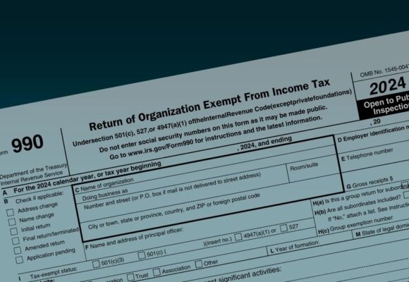 Image of a Form 990