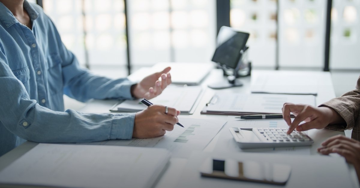 Image of a person meeting to discuss retirement account options