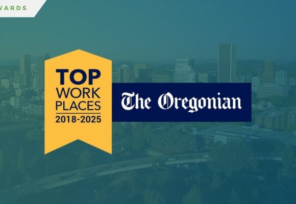 Logo of The Oregonian's 'Top Workplace' award