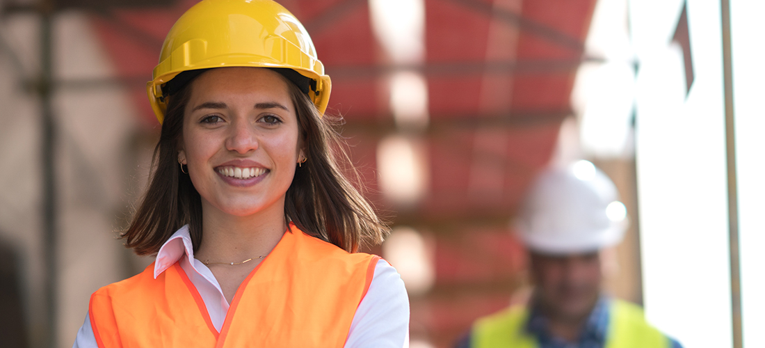 Photo of a strong woman business leader in the Construction Industry