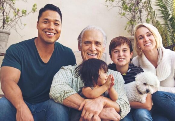 Image of a multi-generational family